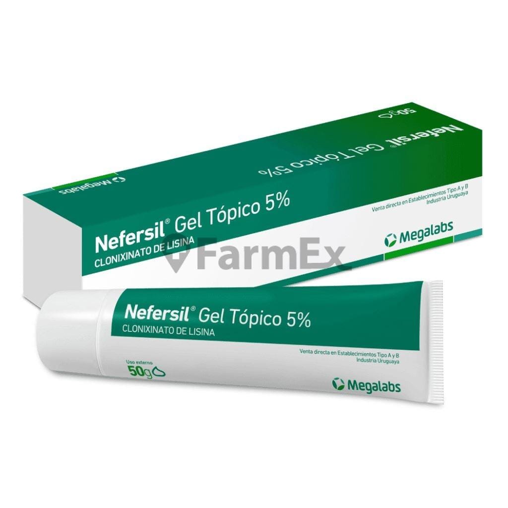 Nefersil Gel Tópico 5% x 50 g Farmex-MiaHealth-Persistente